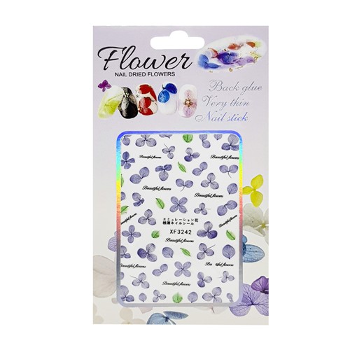 Adesivo para Unhas Flor 3D Flower Nail Dried Manicure Xf3242