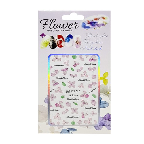 Adesivo para Unhas Flor 3D Flower Nail Dried Manicure Xf3240