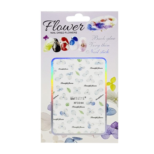 Adesivo para Unhas Flor 3D Flower Nail Dried Manicure Xf3244