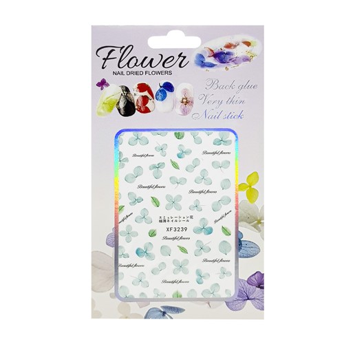 Adesivo para Unhas Flor 3D Flower Nail Dried Manicure Xf3239