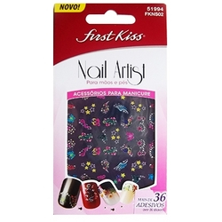 Adesivos para Unhas Nail Artist 51994 - Fkns02 First Kiss