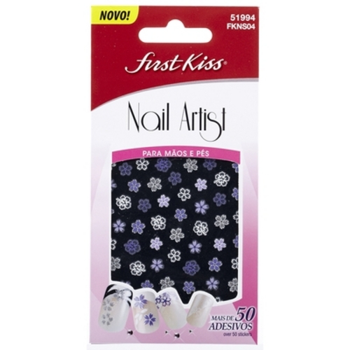 Adesivos para Unhas Nail Artist 51994 - Fkns04 First Kiss