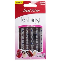Adesivos para Unhas Nail Artist 51994 - Fkns06 First Kiss