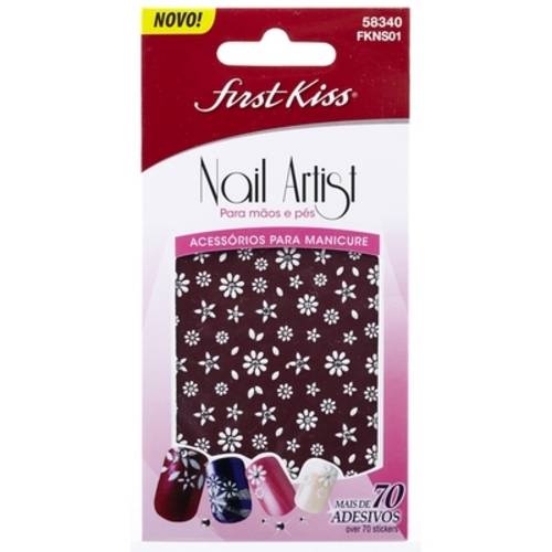 Adesivos para Unhas Nail Artist 58340 - Fkns01 First Kiss