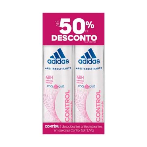 Adidas Control Desodorante Aerosol Feminino 2x150ml