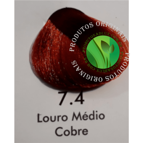 Adlux Coloração 7.4 Louro Médio Cobre