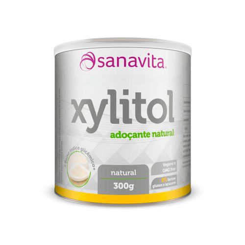 Adoçante Natural Xylitol - 300 G - Sanavita