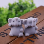 Adolescente Bonito Mini Calf Toy Elephant Reduzir A Pressão Pure Cor Desktop Decoração Do Presente Dos Desenhos Animados