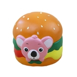 Ador¨¢vel Estresse Squishies Koala Hamburger Apaziguador Perfumado Super Slow Nascente Toy