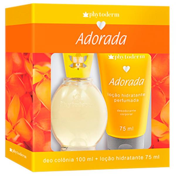 Adorada Deo Colônia Phytoderm - Perfume Feminino + Loção Hidratante