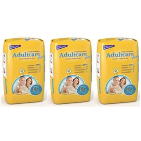 Adultcare Plus Fralda Geriátrica Xg com 7 - Kit com 03