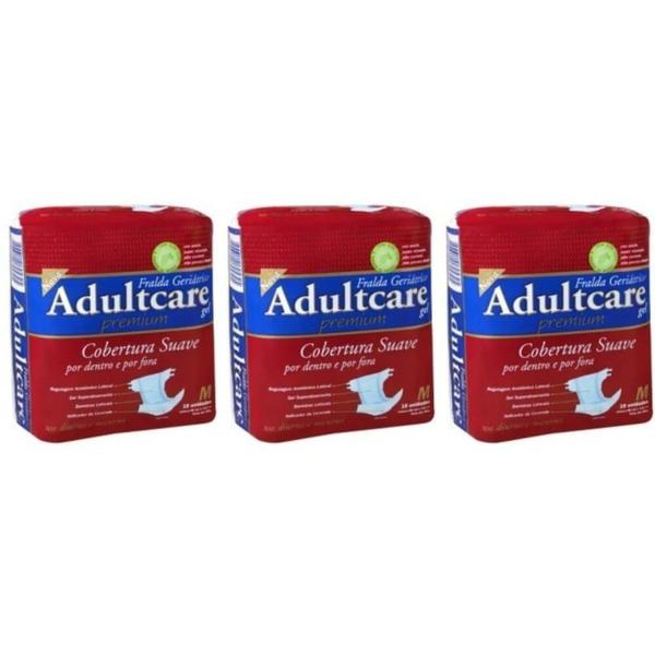 Adultcare Premium Fralda Geriátrica M C/10 (Kit C/03)