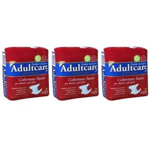 Adultcare Premium Fralda Geriátrica M com 10 - Kit com 03