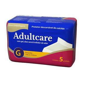 Adultcare Protetor Descartável de Colchão G com 5