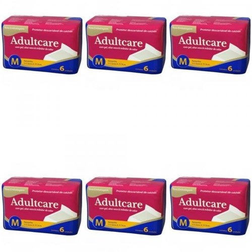 Adultcare Protetor Descartável de Colchão M C/6 (Kit C/06)
