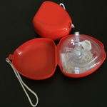 Adulto / Máscara Criança Primeiro Aids Resuscitator Resgate bolso CPR com One-Way respiração Válvula ferramenta de auto-resgate de emergência