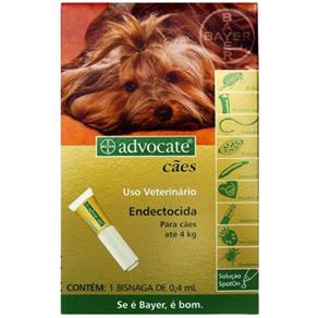 Advocate Caes Ate 4 Kg (0,4Ml) - Bayer