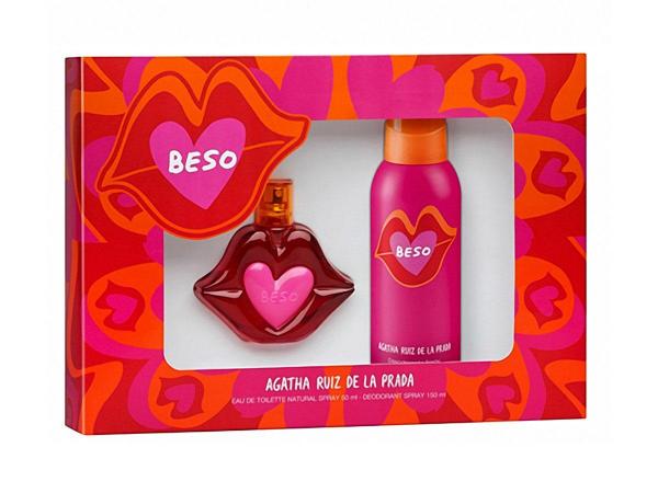 Agatha Ruiz de La Prada Coffret Perfume Feminino - Beso Edt 50ml + Desodorante 150ml