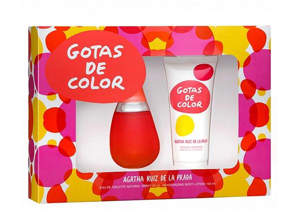 Agatha Ruiz de La Prada Coffret Perfume Feminino - Gotas de Color Edt 50ml + Loção Corporal 100ml