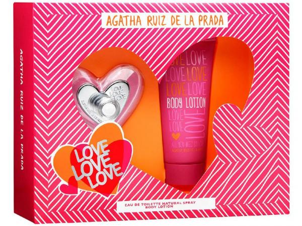 Agatha Ruiz de La Prada Love Love Love Perfume - Feminino Eau de Toilette 80ml + Loção 100ml