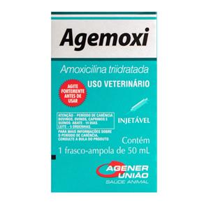 Agemoxi LA Antibiótico Injetável 50ml - Agener União