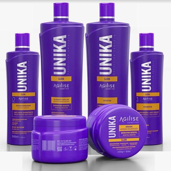 Agilise Kit Unika Free Junto com Shampoo Cond e Máscara - Agilise Cosméticos