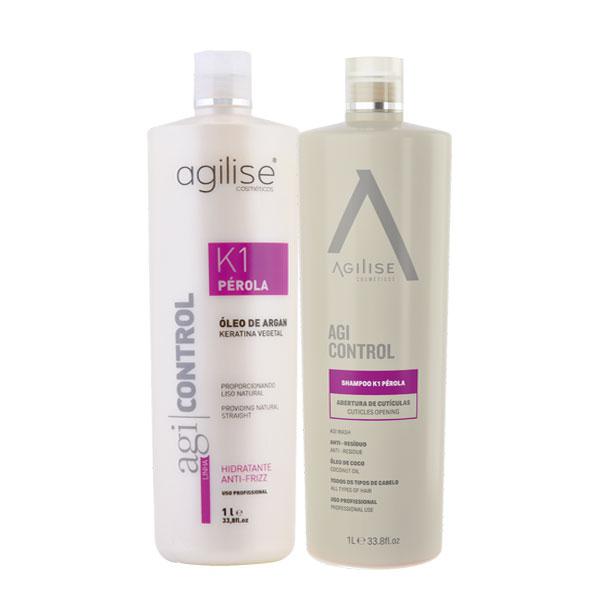 Agilise Perola Progressiva Orgânica e Shampoo Agi Control - Agilise Cosméticos