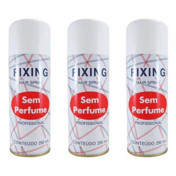 Agima Fixing Hair Spray S/ Perfume 250ml (Kit C/03)