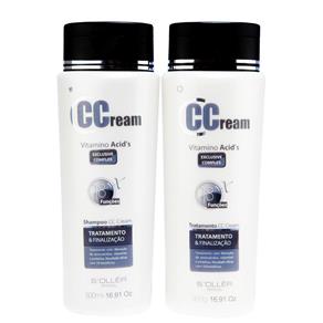 Agimax Cc Cream Shampoo e Tratamento 2x500ml - Fab Sollér Cosméticos