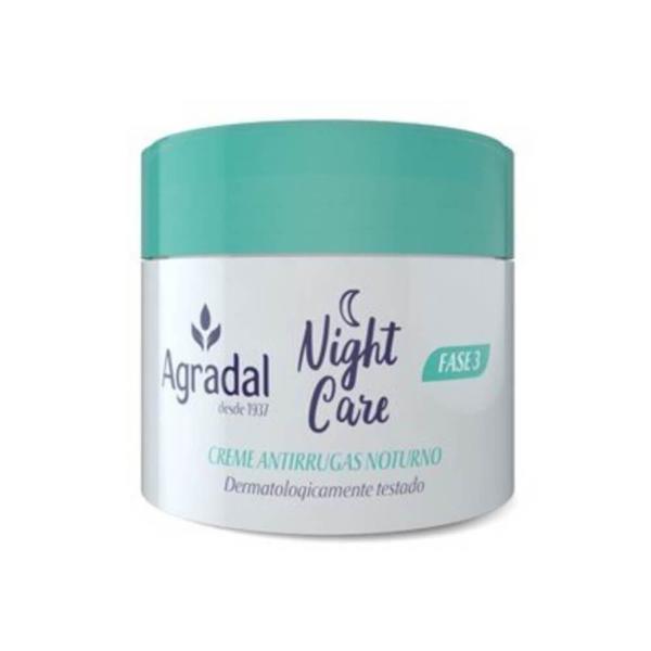 Agradal Night Care Creme Facial Antirrugas 55G