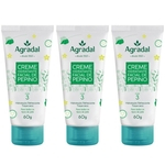 Agradal Pepino Creme Hidratante Facial 60G Kit Com 3