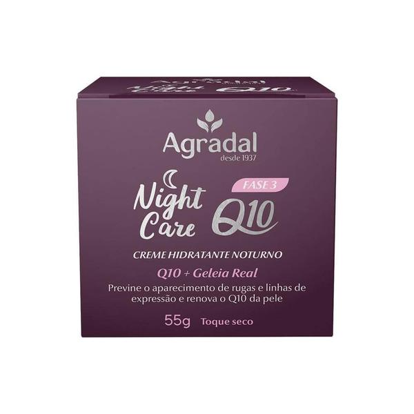Agradal Q10 Night Care Creme Hidratante Facial 55g