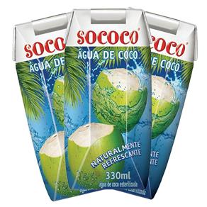 Água de Coco com 12 330ml - Sococo