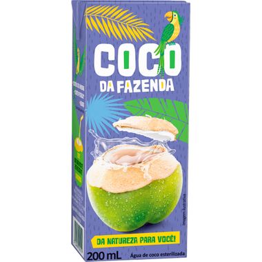 Água de Coco da Fazenda 200ml