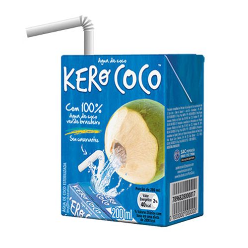 Água de Coco Kero Coco Tetra Pak 200 Ml