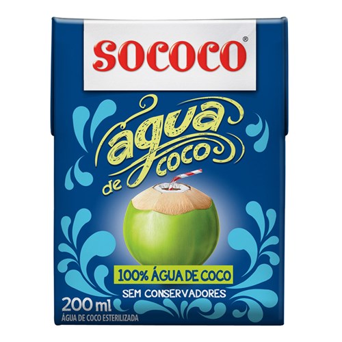 Água de Coco Sococo 200Ml