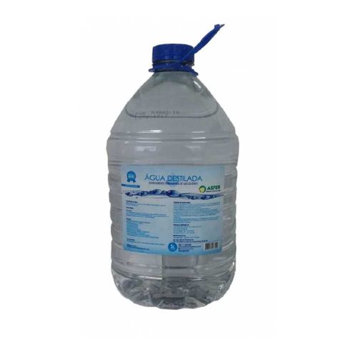Água Destilada Asfer 5l