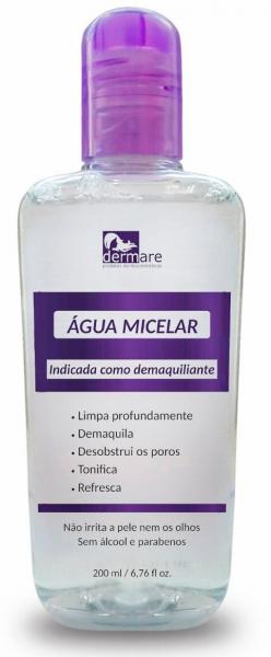 Água Micelar - 200ml - Dermare