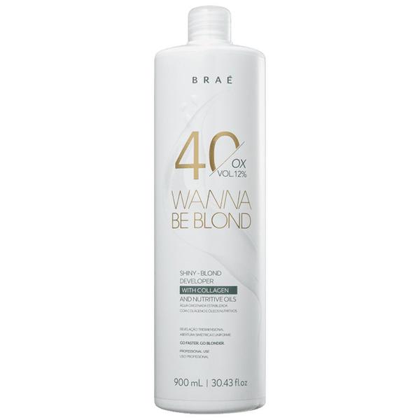 Água Oxigenada Braé Wanna Be Blond 40 Volumes 900ml