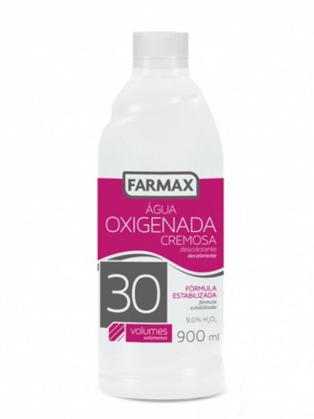 Agua Oxigenada Cremosa 30v 900ml Farmax