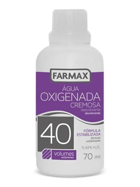 Agua Oxigenada Cremosa 40v 70ml Farmax