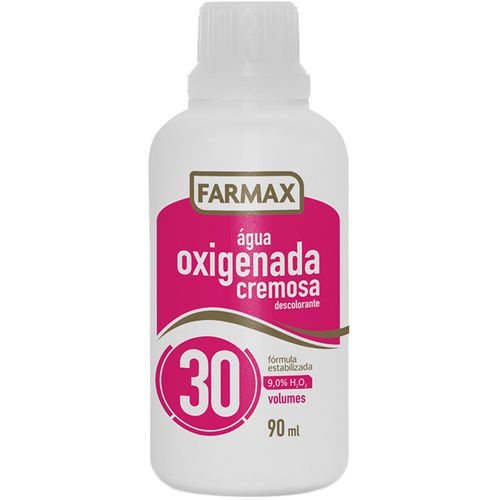 Água Oxigenada Farmax Cremosa Descolorante 30 Volumes 90 Ml