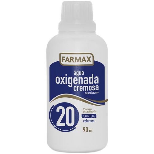 Água Oxigenada Farmax Cremosa Descolorante 20 Volumes 90 Ml