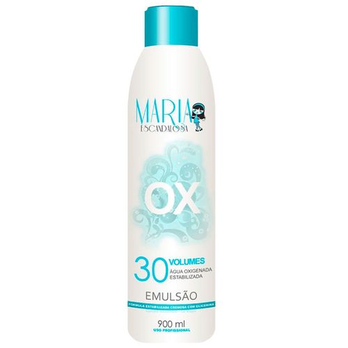 Água Oxigenada OX 30 Volumes 900ml - Maria Escandalosa