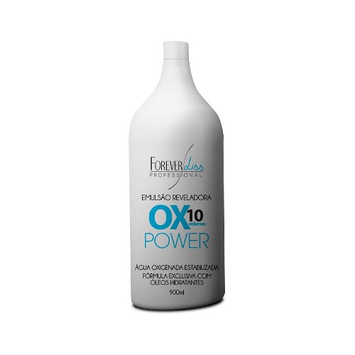 Água Oxigenada OX 10 Volumes Power 900ml Forever Liss