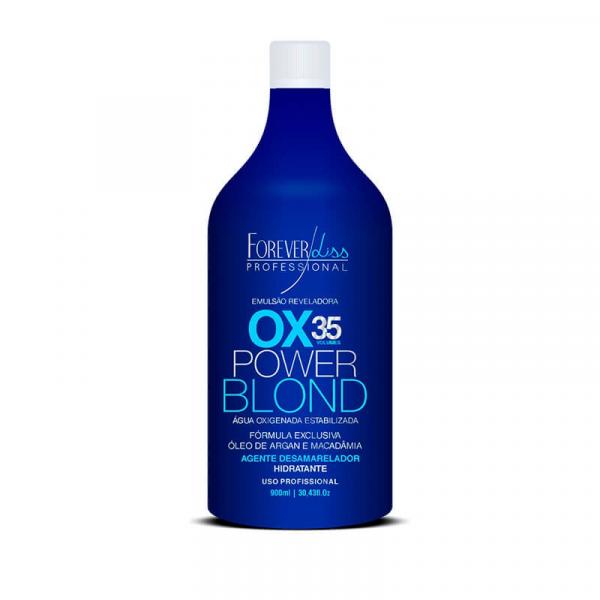 Agua Oxigenada OX 35 Volumes Power Blond 900ml - Forever Liss