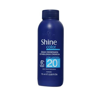 Água Oxigenada Shine Color 20 Volumes 75ml - Shine Blue