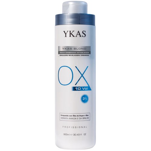 Água Oxigenada Ykas Blond Oxidante 900 Ml - 10 Volumes
