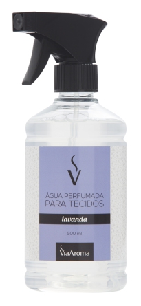 Água Perfumada para Tecidos Via Aroma 500 Ml - Lavanda
