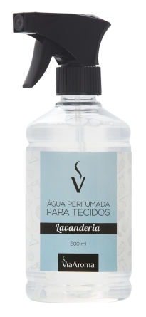 Água Perfumada para Tecidos Via Aroma 500 Ml - Lavanderia